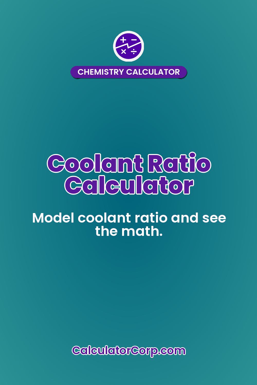 Coolant Ratio Calculator