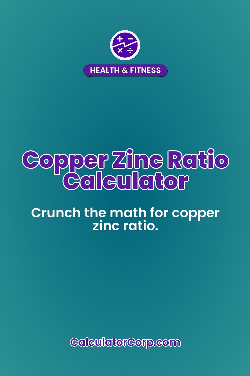 Copper Zinc Ratio Calculator
