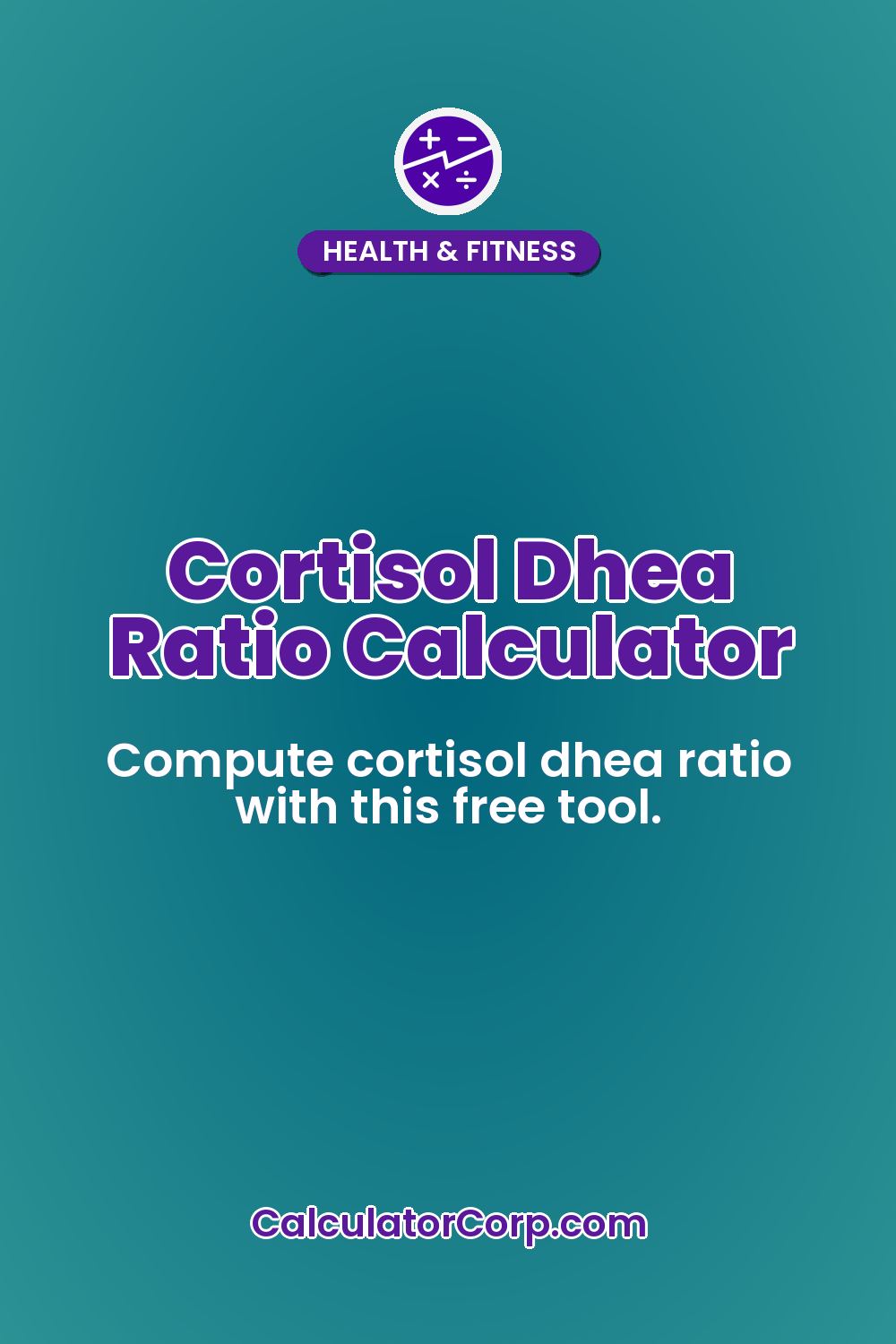 Cortisol Dhea Ratio Calculator