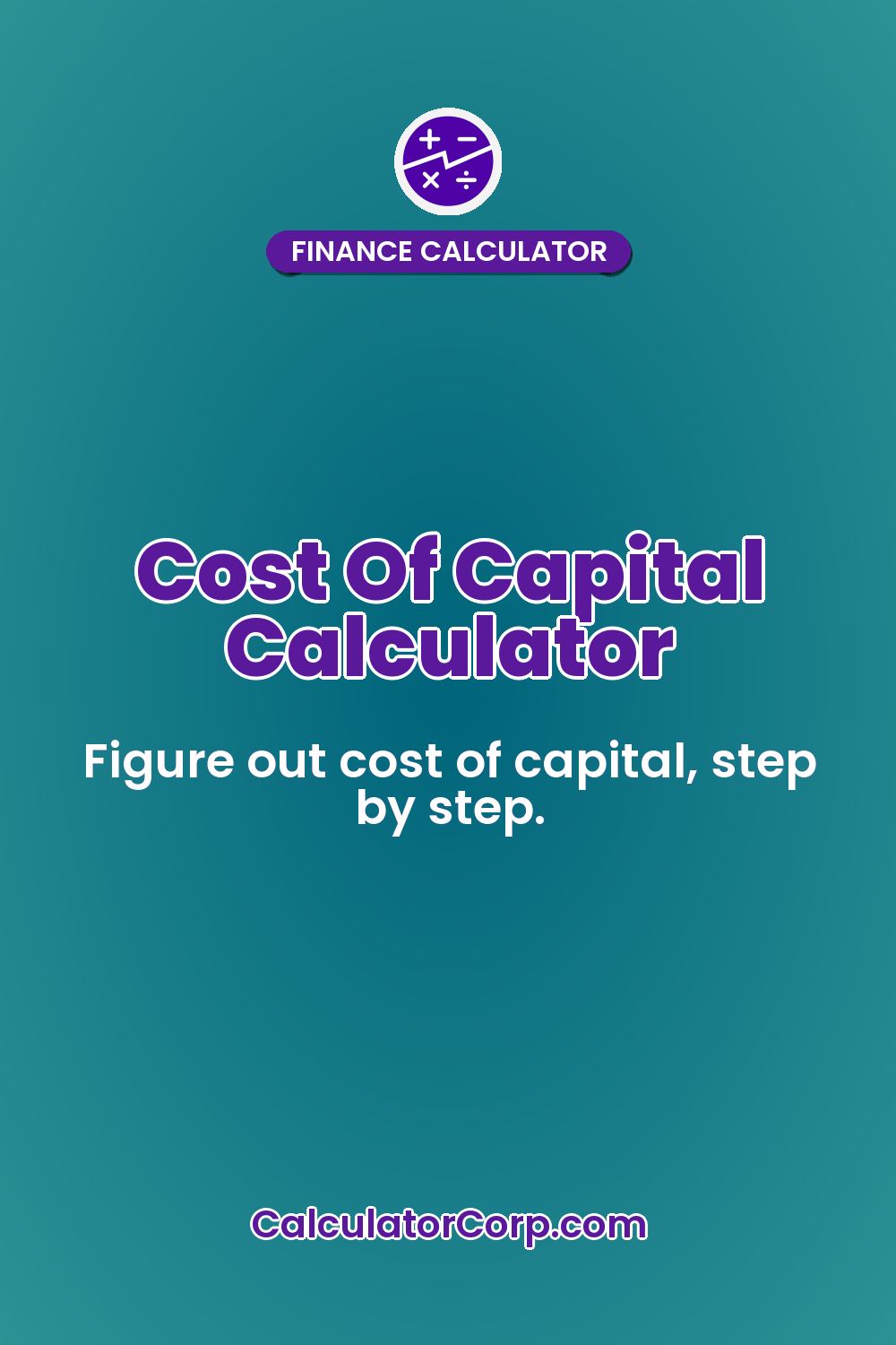 Cost Of Capital Calculator