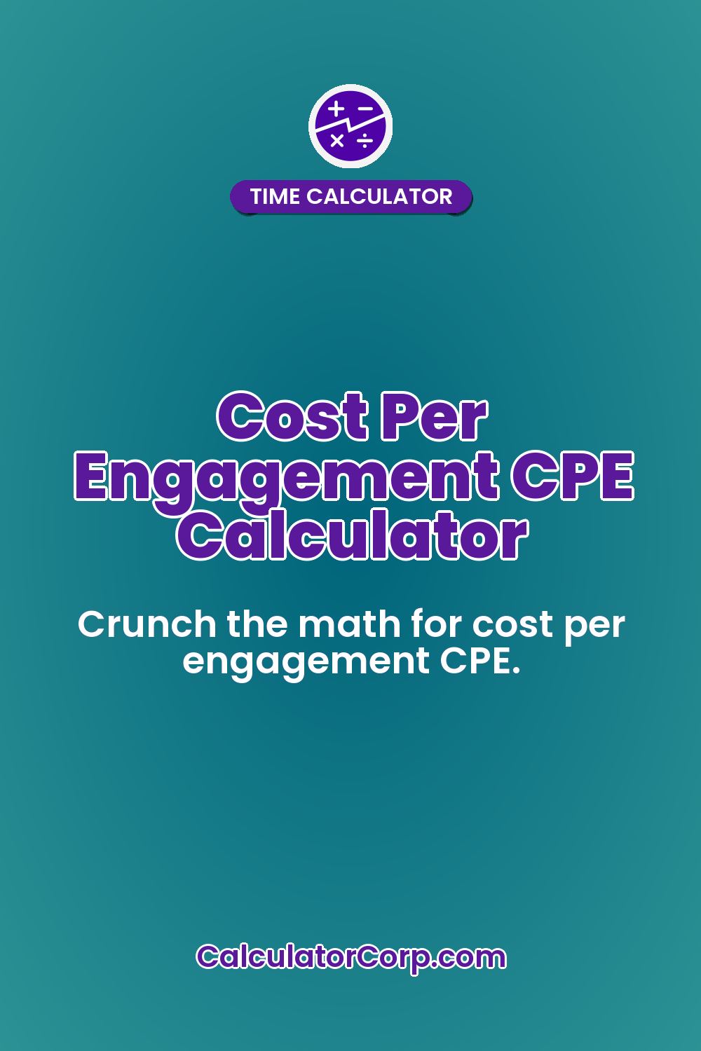 Cost Per Engagement CPE Calculator