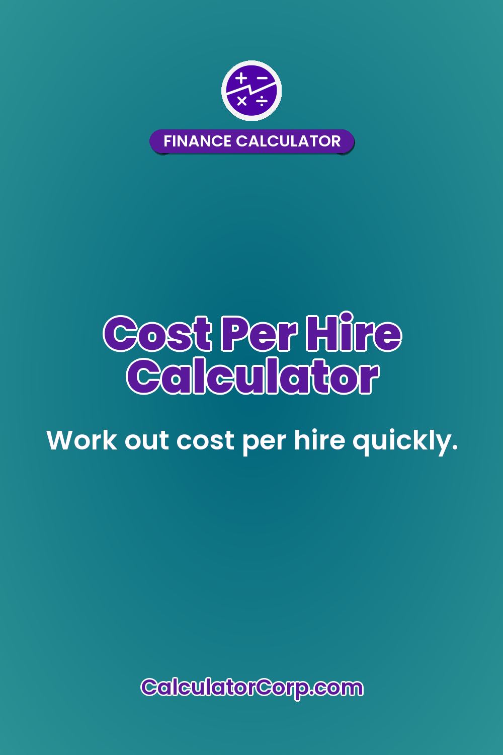 Cost Per Hire Calculator