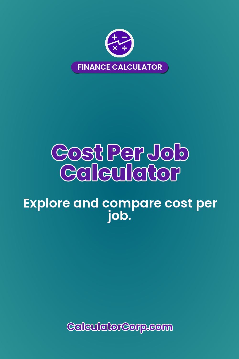 Cost Per Job Calculator