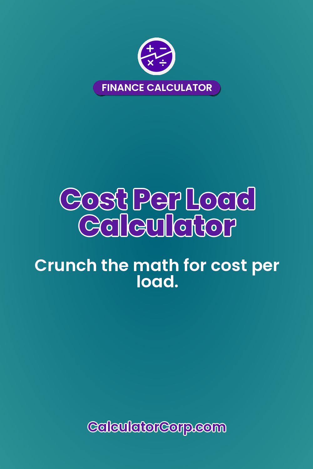 Cost Per Load Calculator