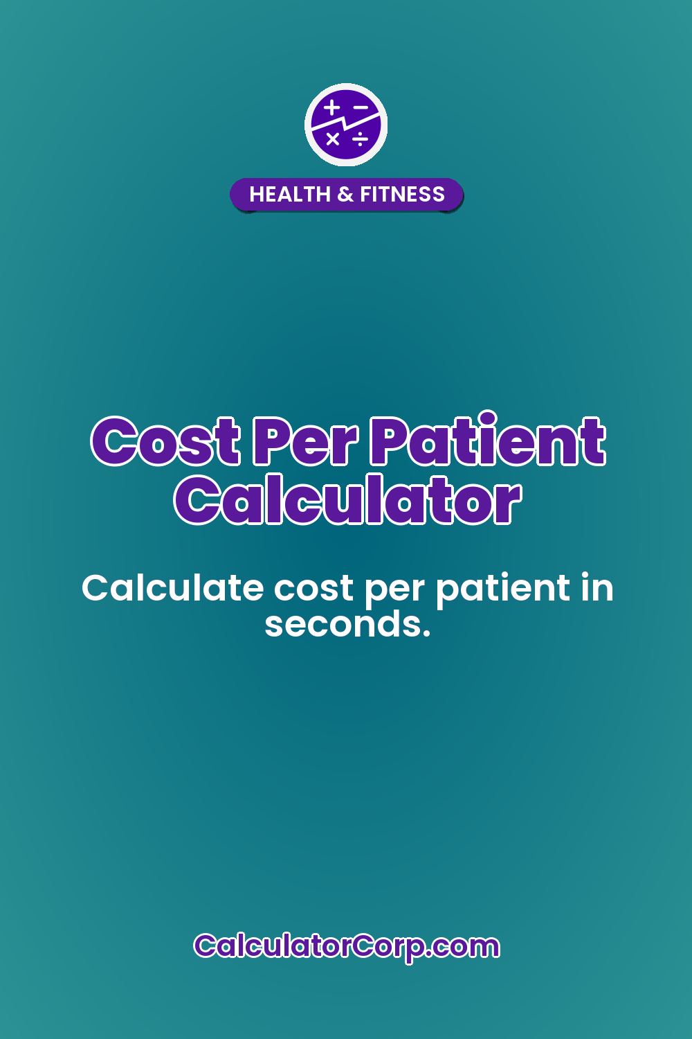 Cost Per Patient Calculator