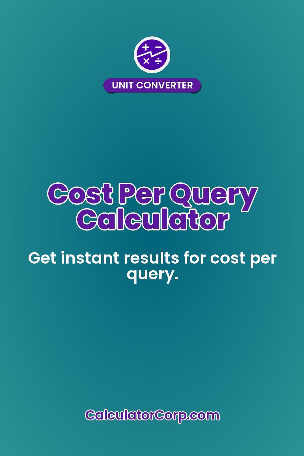 Cost Per Query Calculator