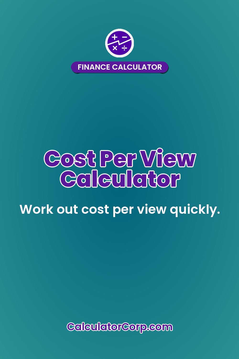 Cost Per View Calculator