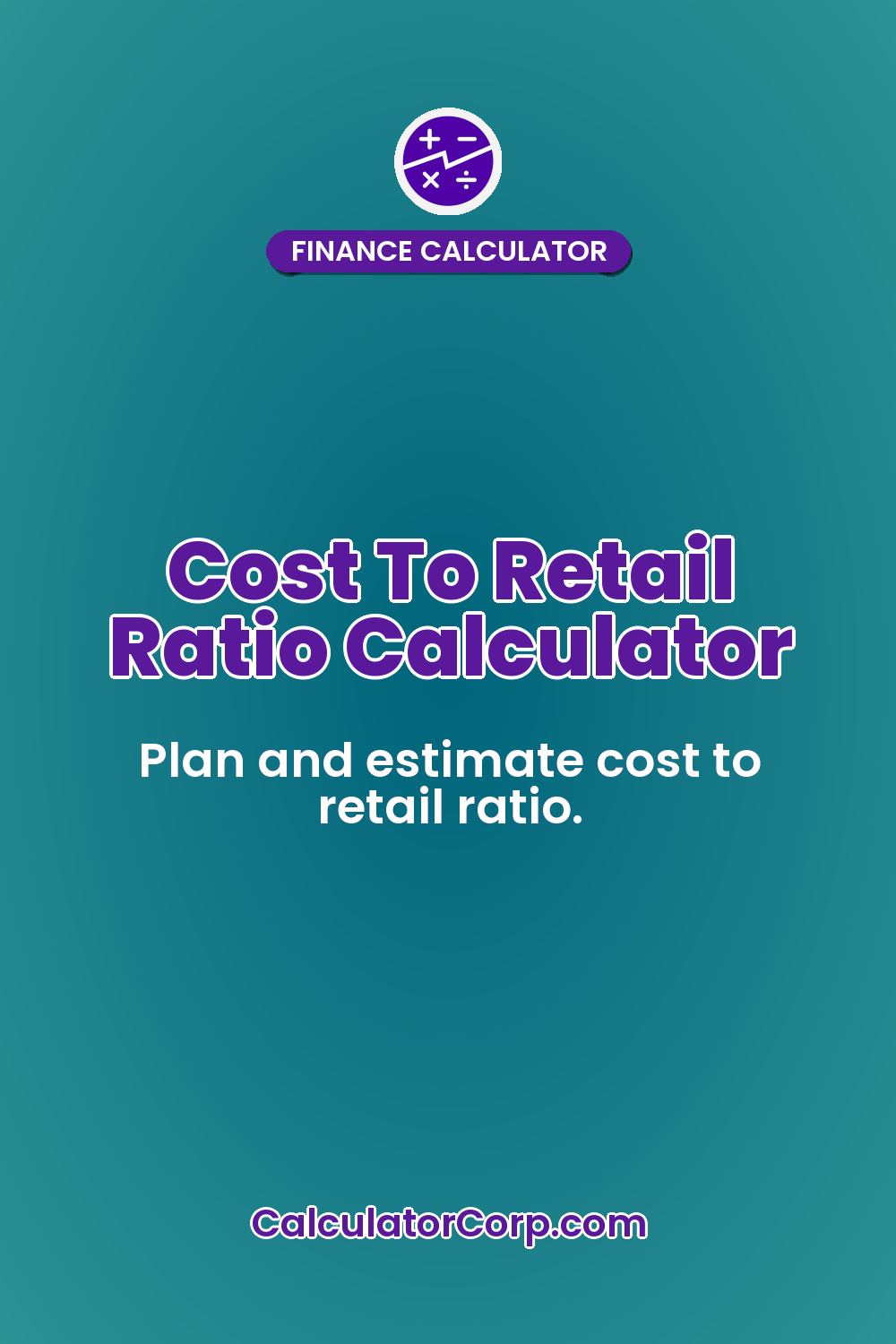 Cost To Retail Ratio Calculator