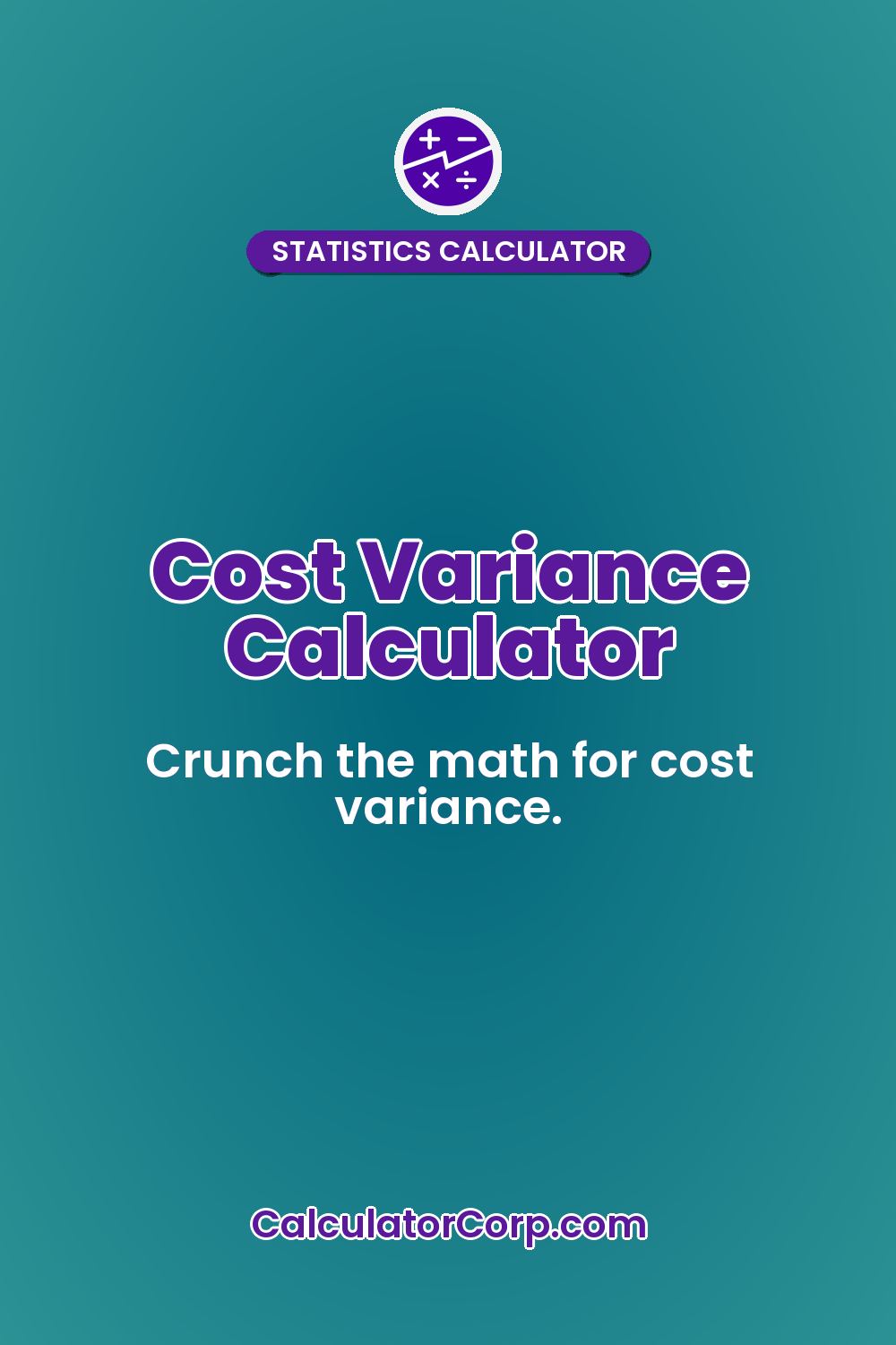 Cost Variance Calculator