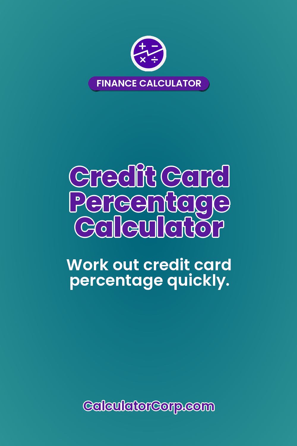 Credit Card Percentage Calculator