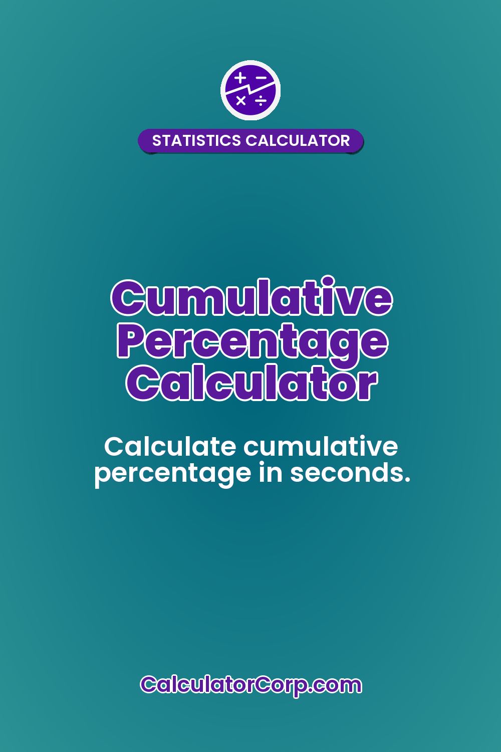 Cumulative Percentage Calculator