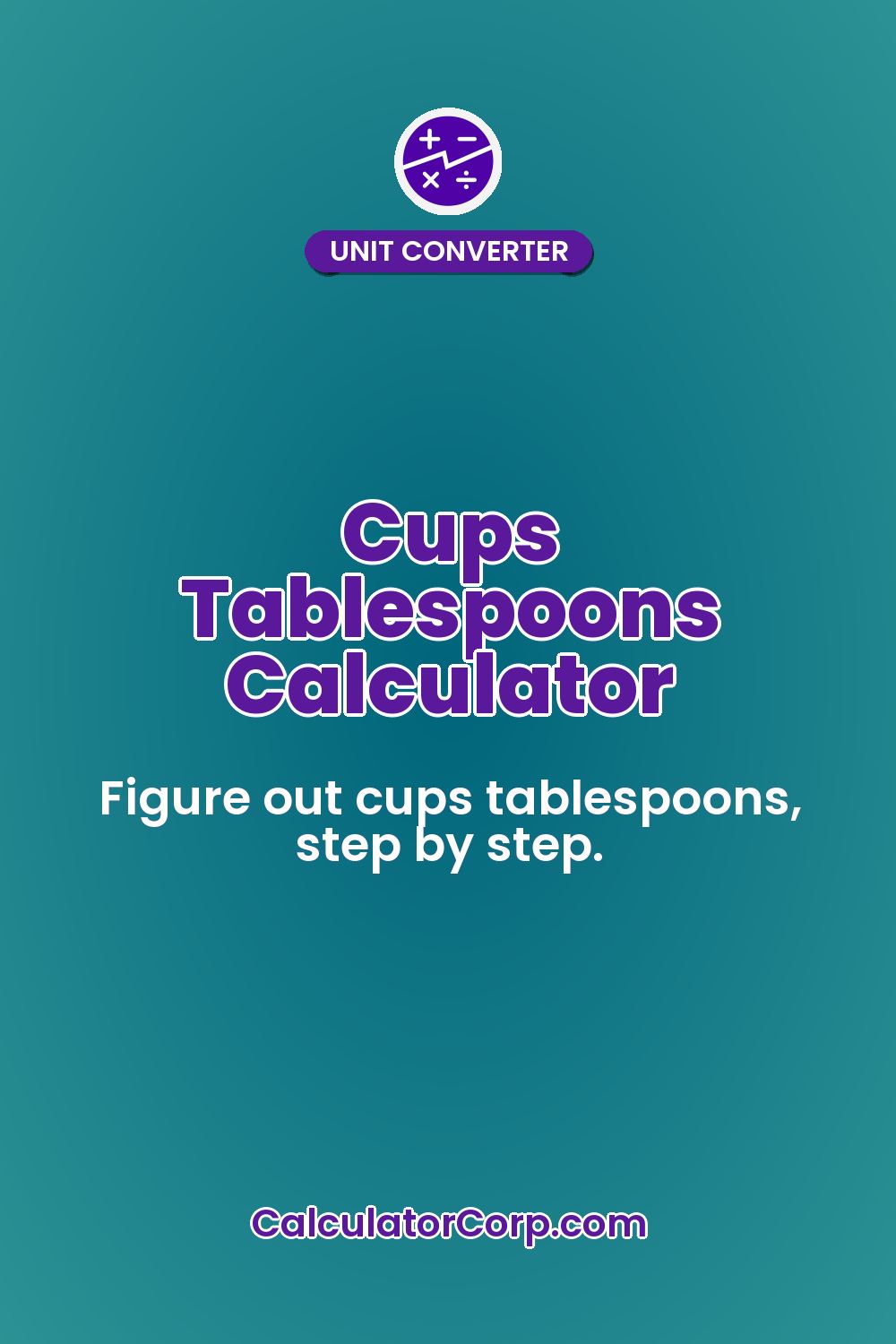 Cups Tablespoons Calculator