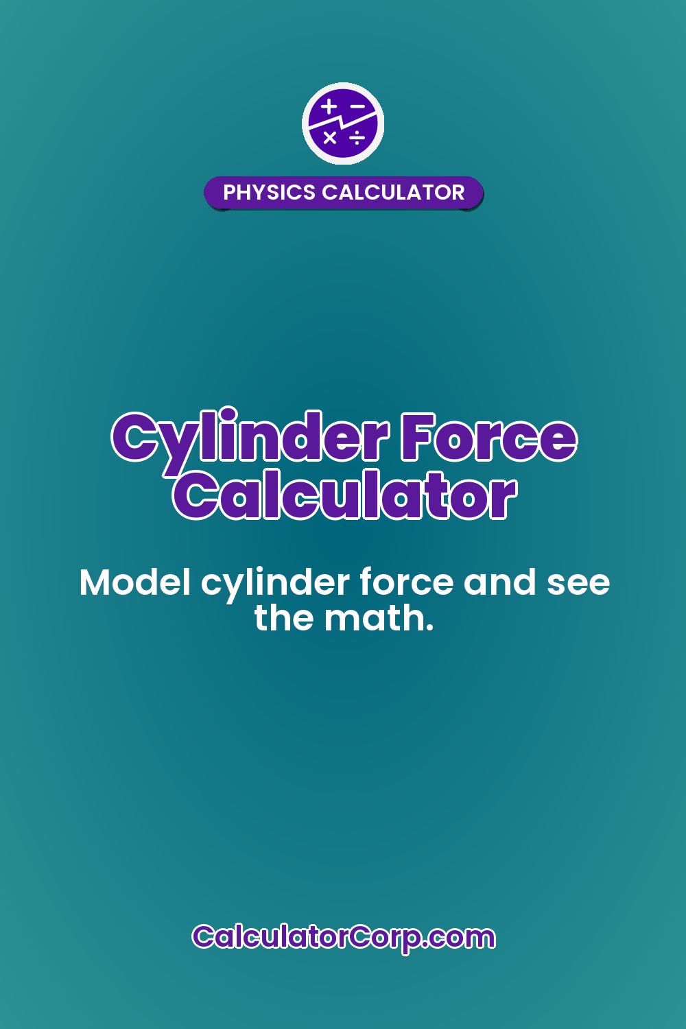Cylinder Force Calculator