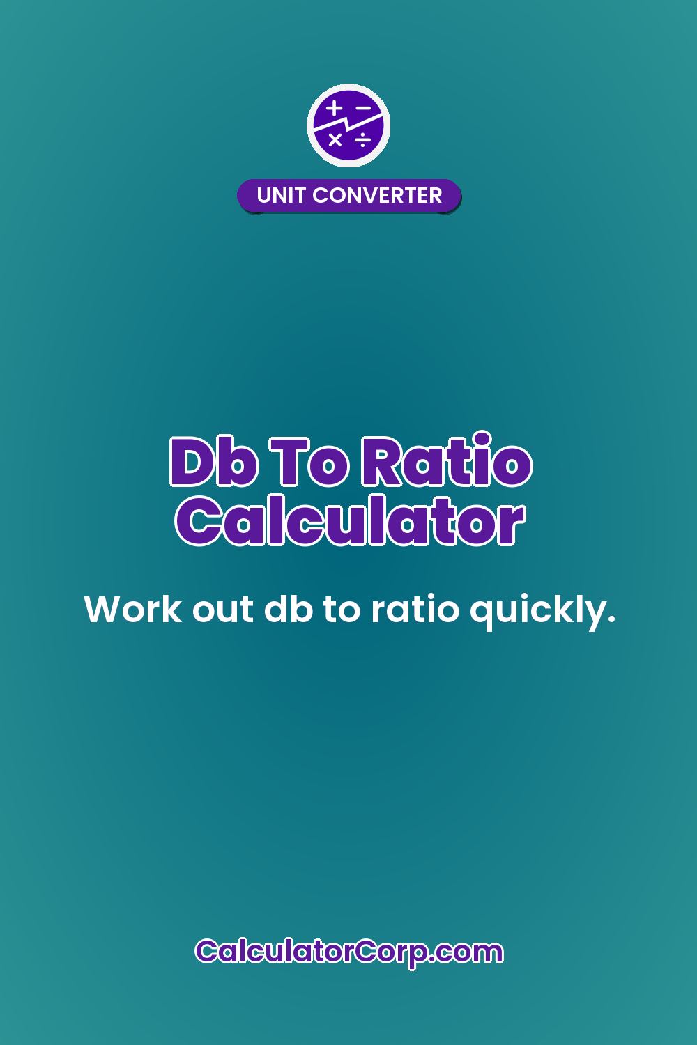 Db To Ratio Calculator