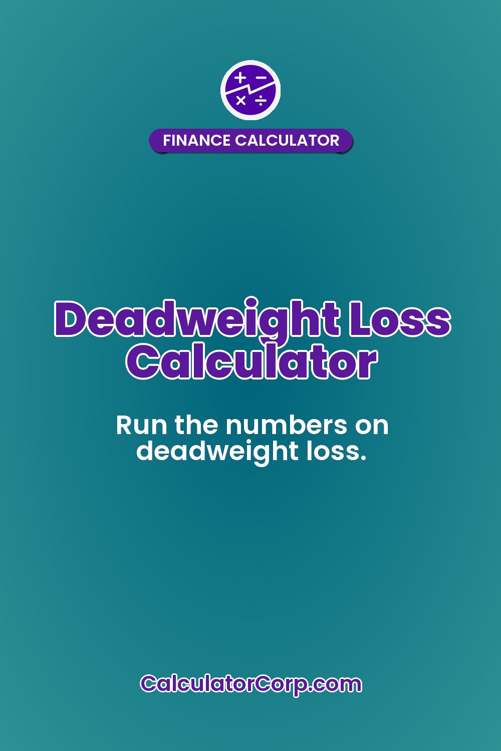 Deadweight Loss Calculator