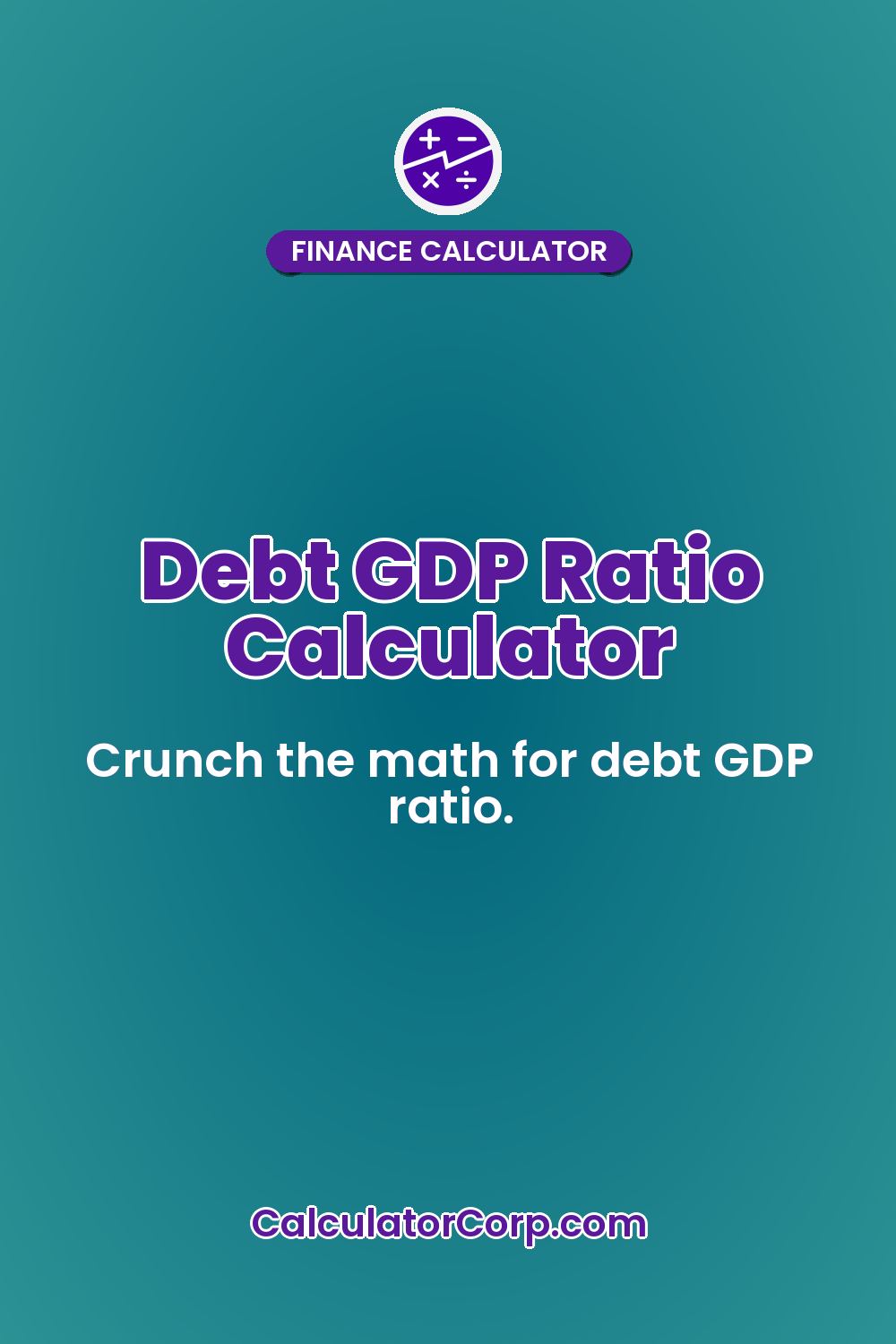 Debt GDP Ratio Calculator