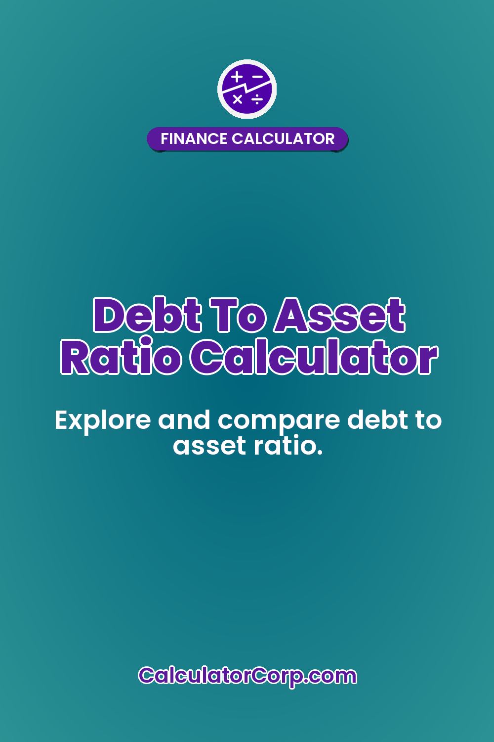 Debt To Asset Ratio Calculator
