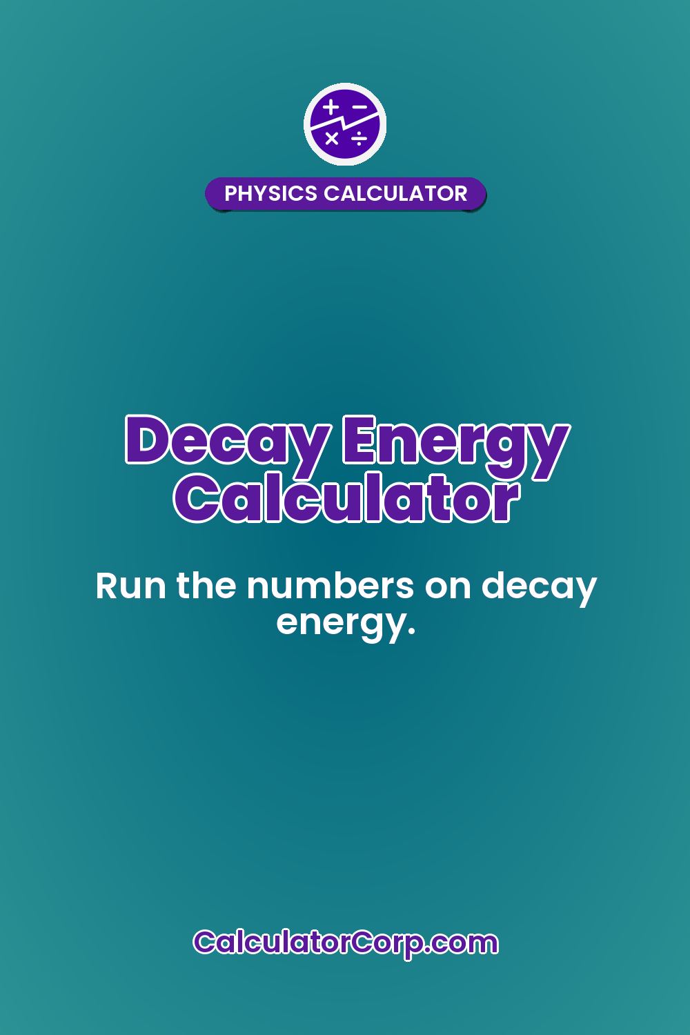 Decay Energy Calculator