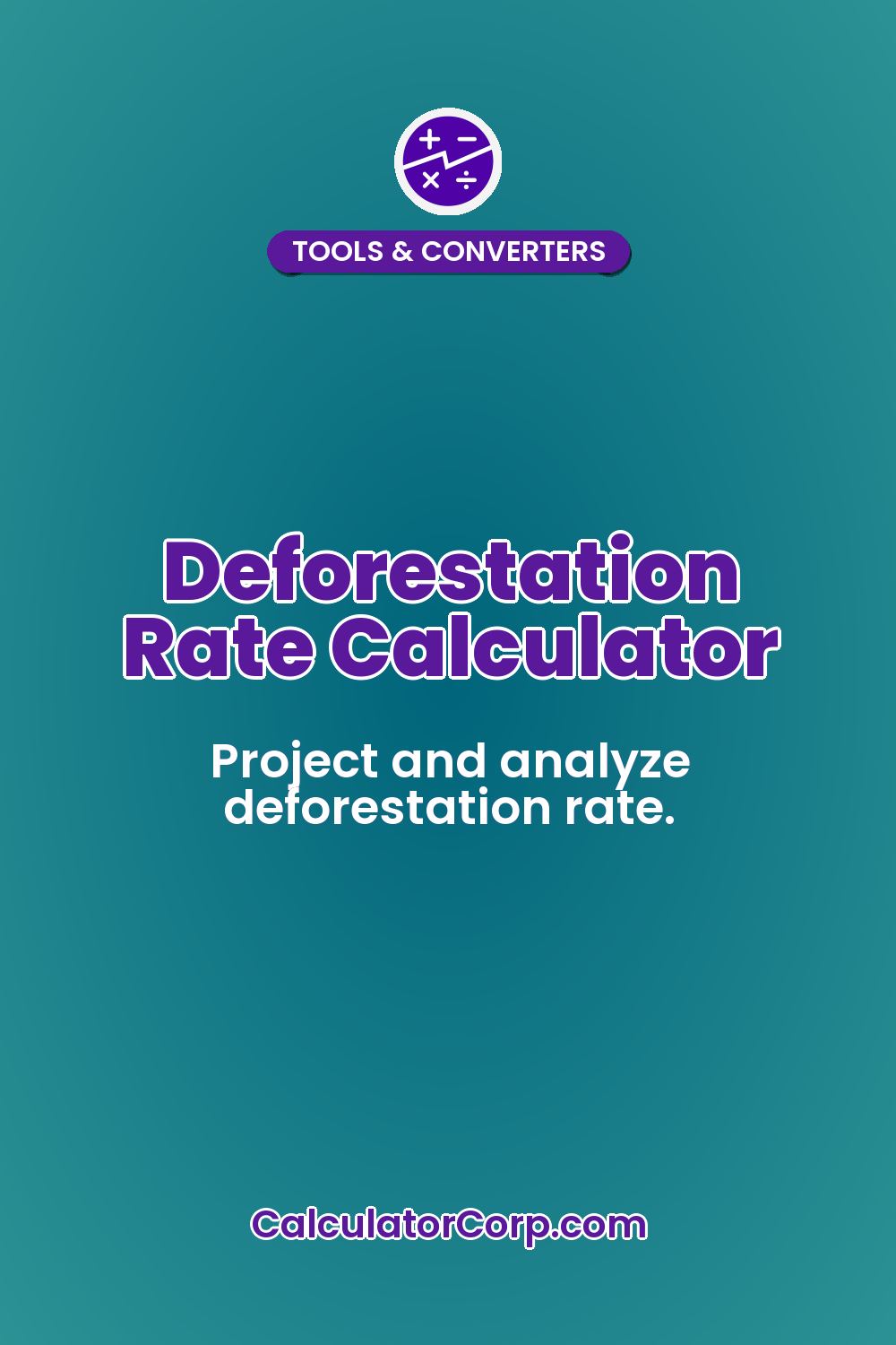 Deforestation Rate Calculator