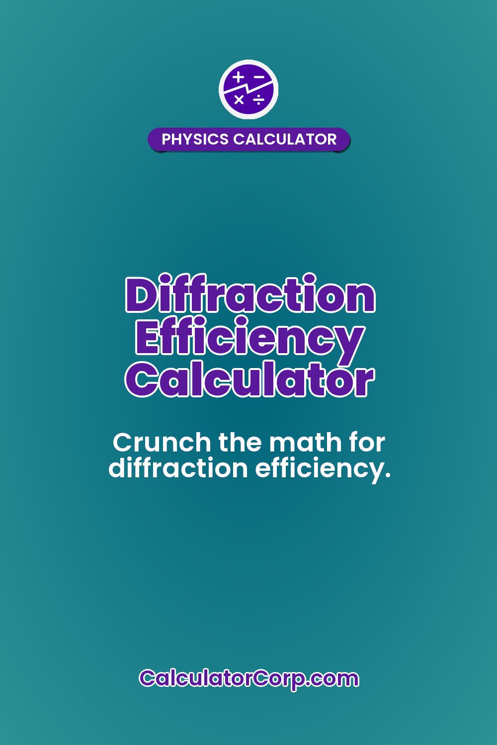 Diffraction Efficiency Calculator