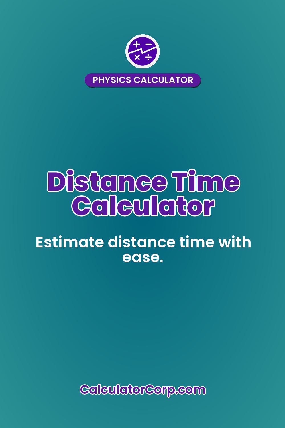 Distance Time Calculator