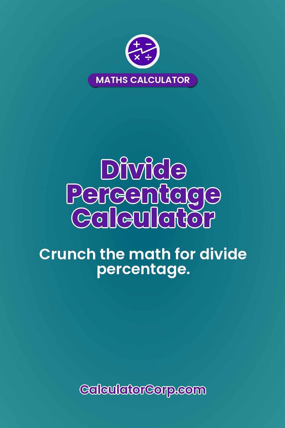 Divide Percentage Calculator