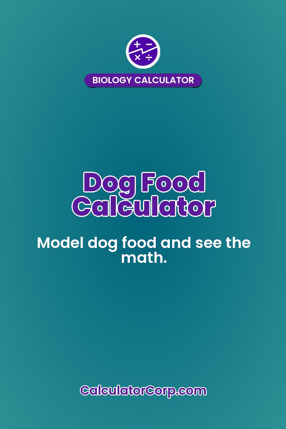 Dog Food Calculator