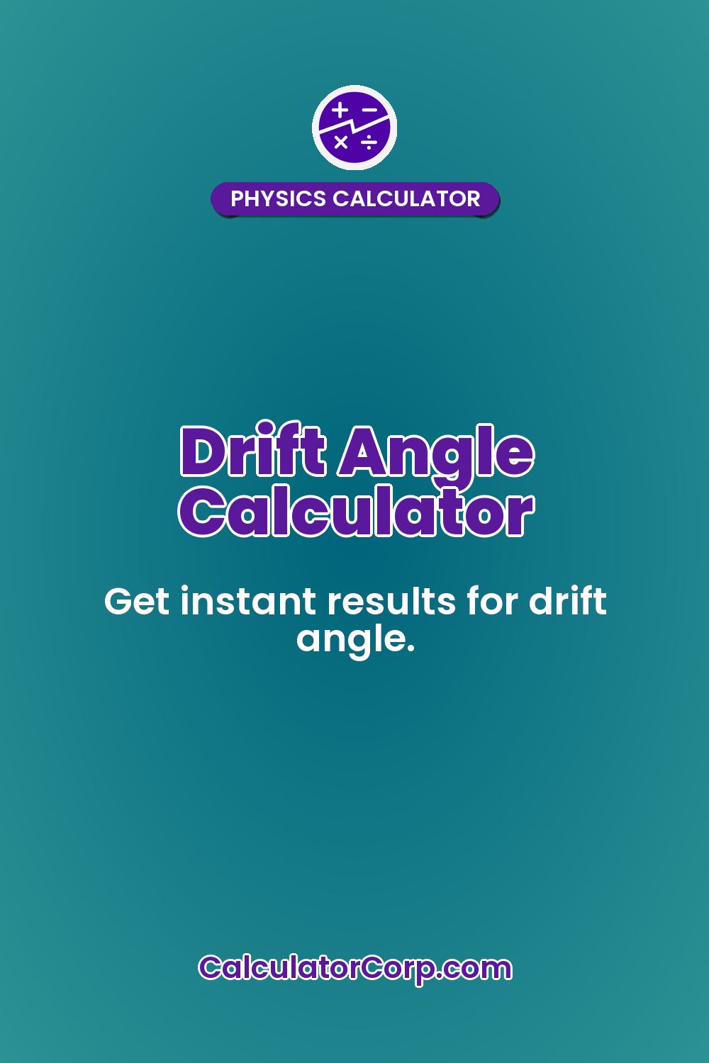 Drift Angle Calculator
