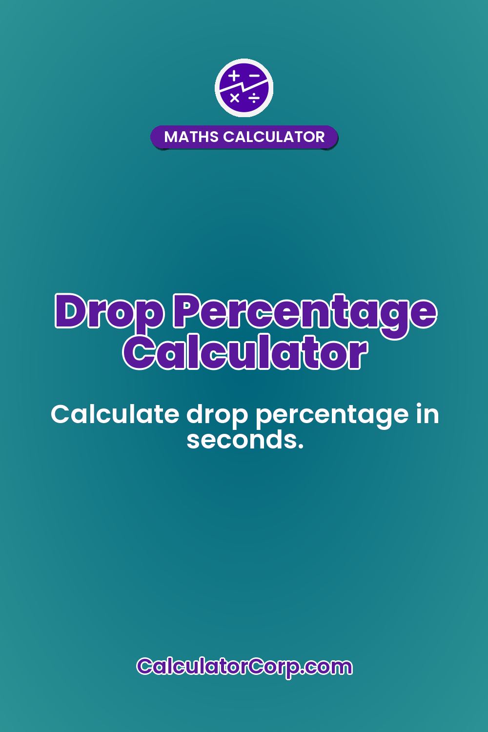 Drop Percentage Calculator