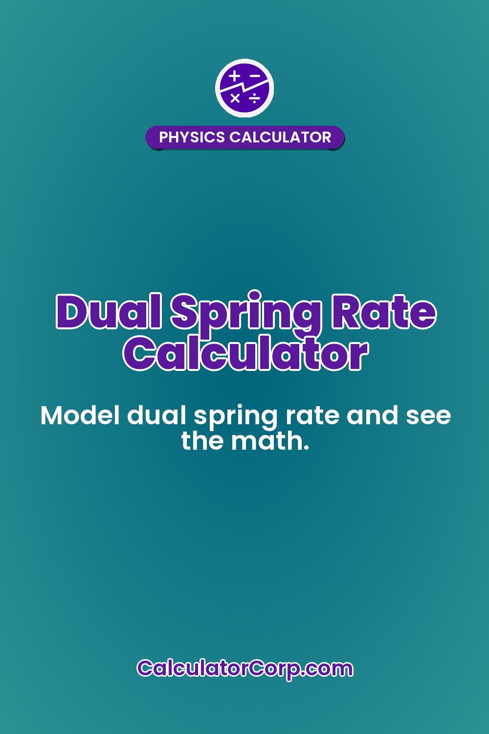 Dual Spring Rate Calculator