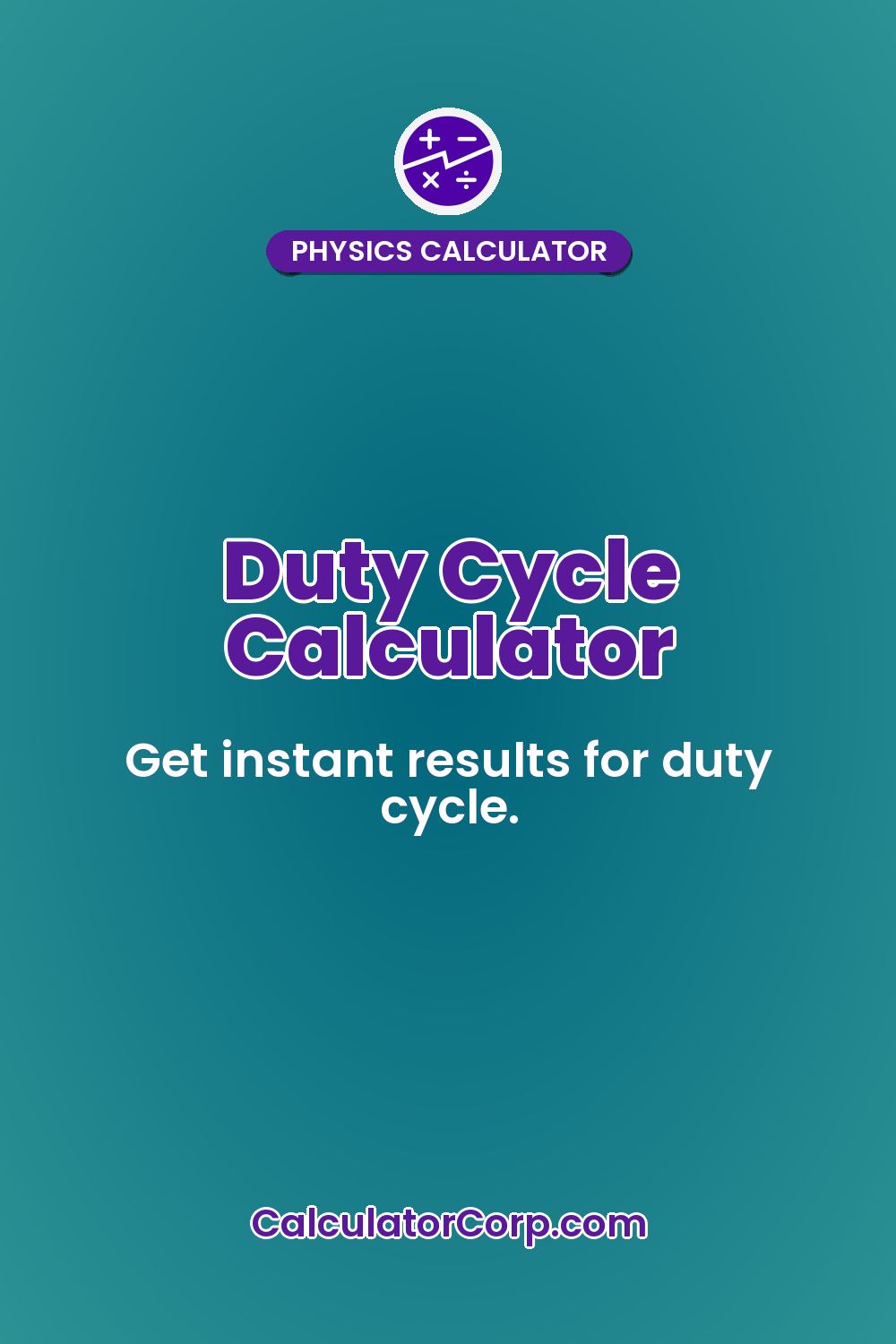 Duty Cycle Calculator