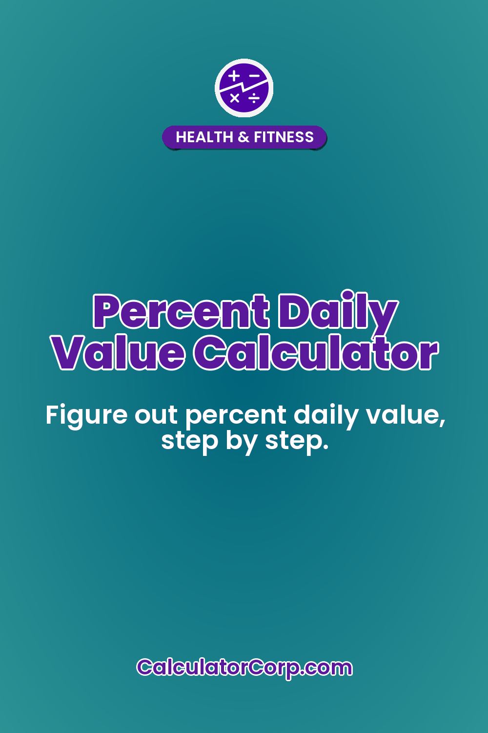 Percent Daily Value Calculator