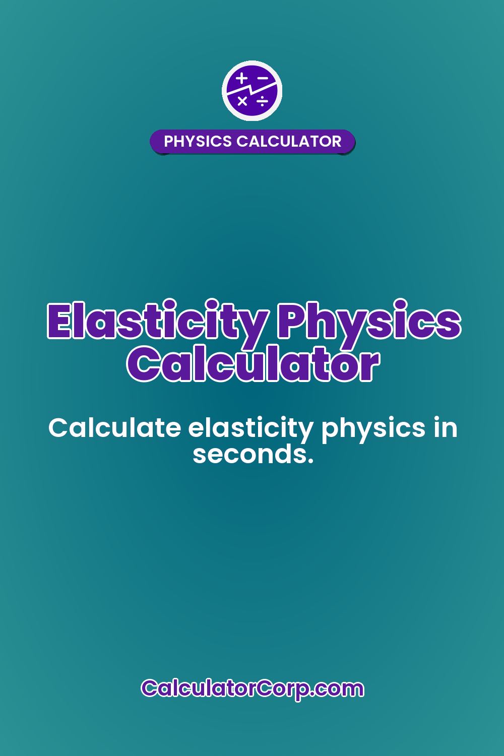 Elasticity Physics Calculator