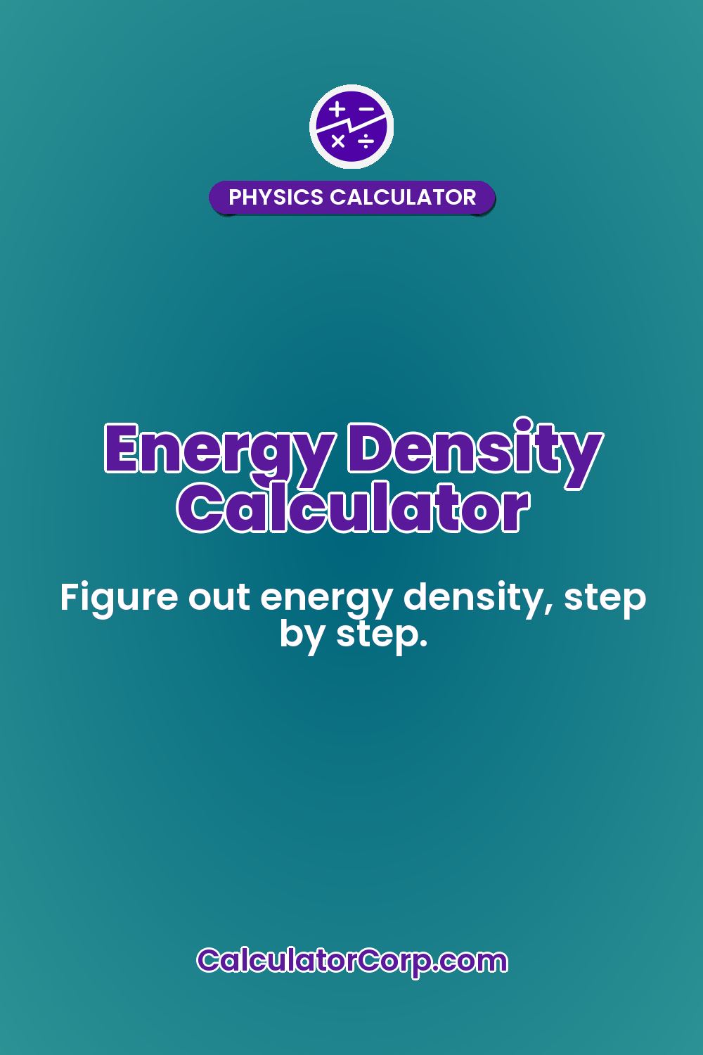 Energy Density Calculator