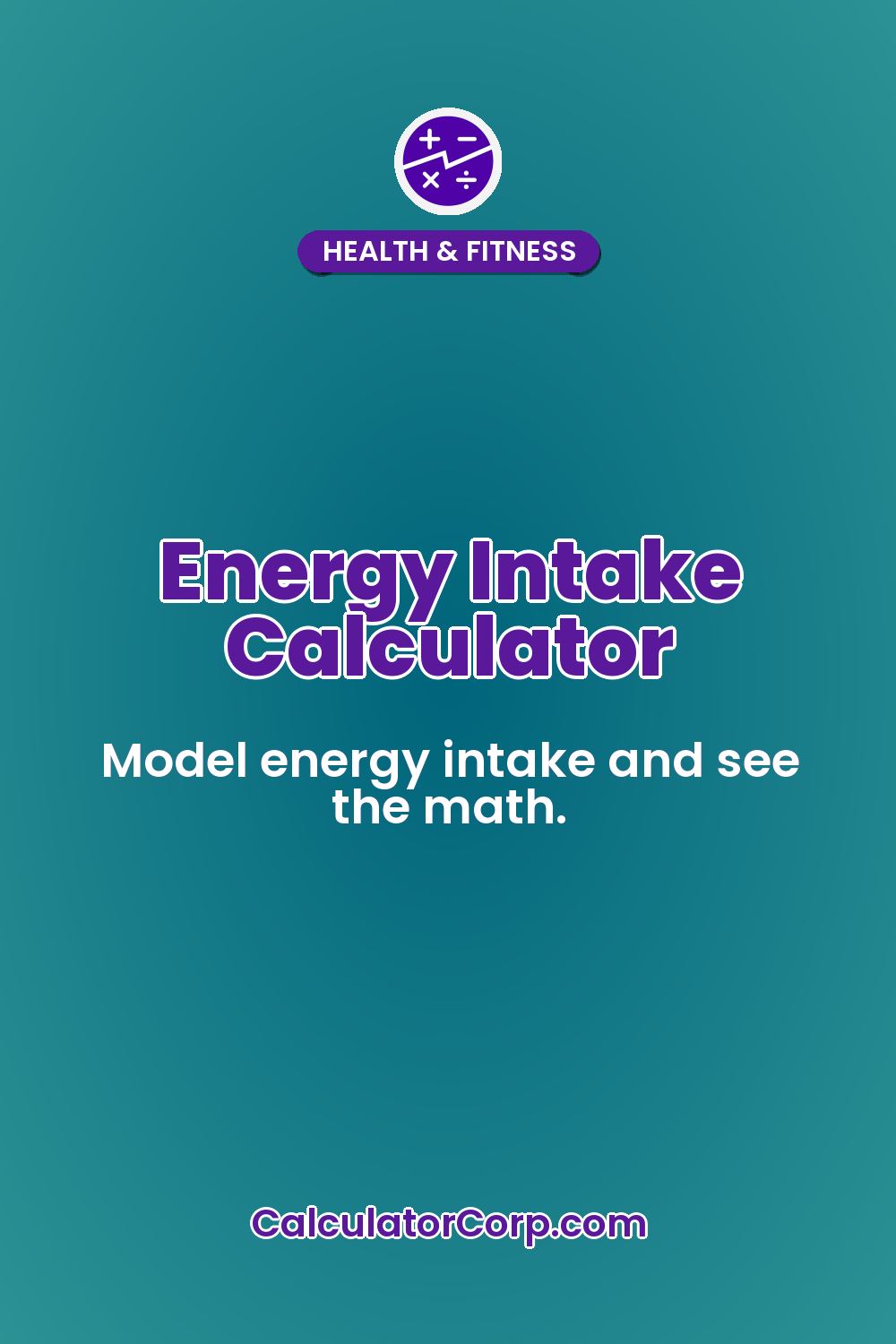 Energy Intake Calculator