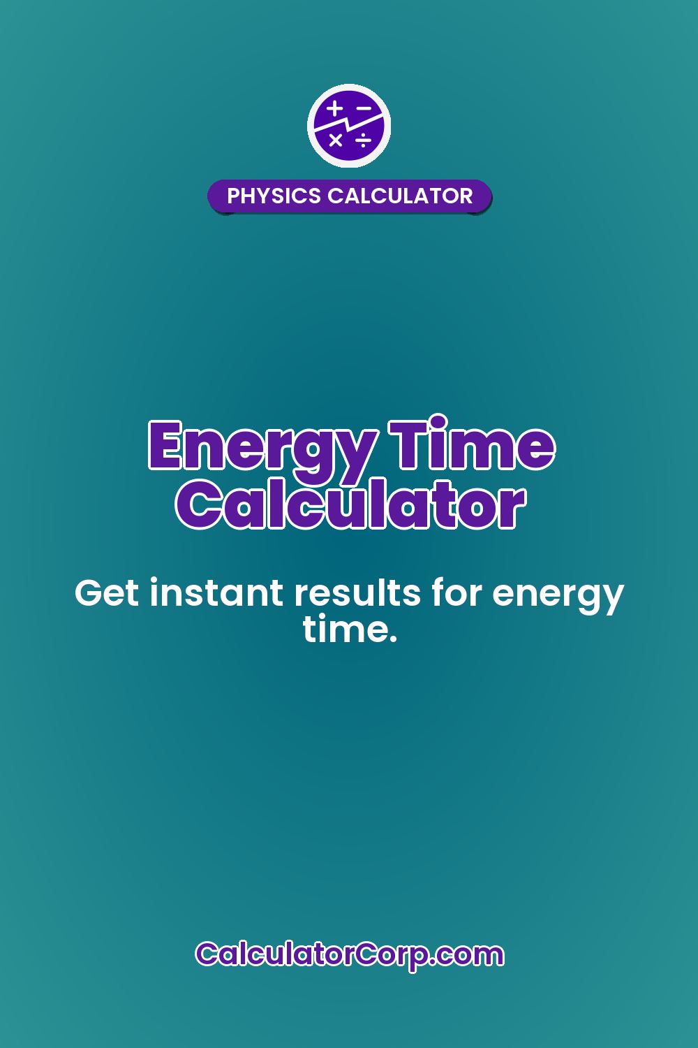 Energy Time Calculator