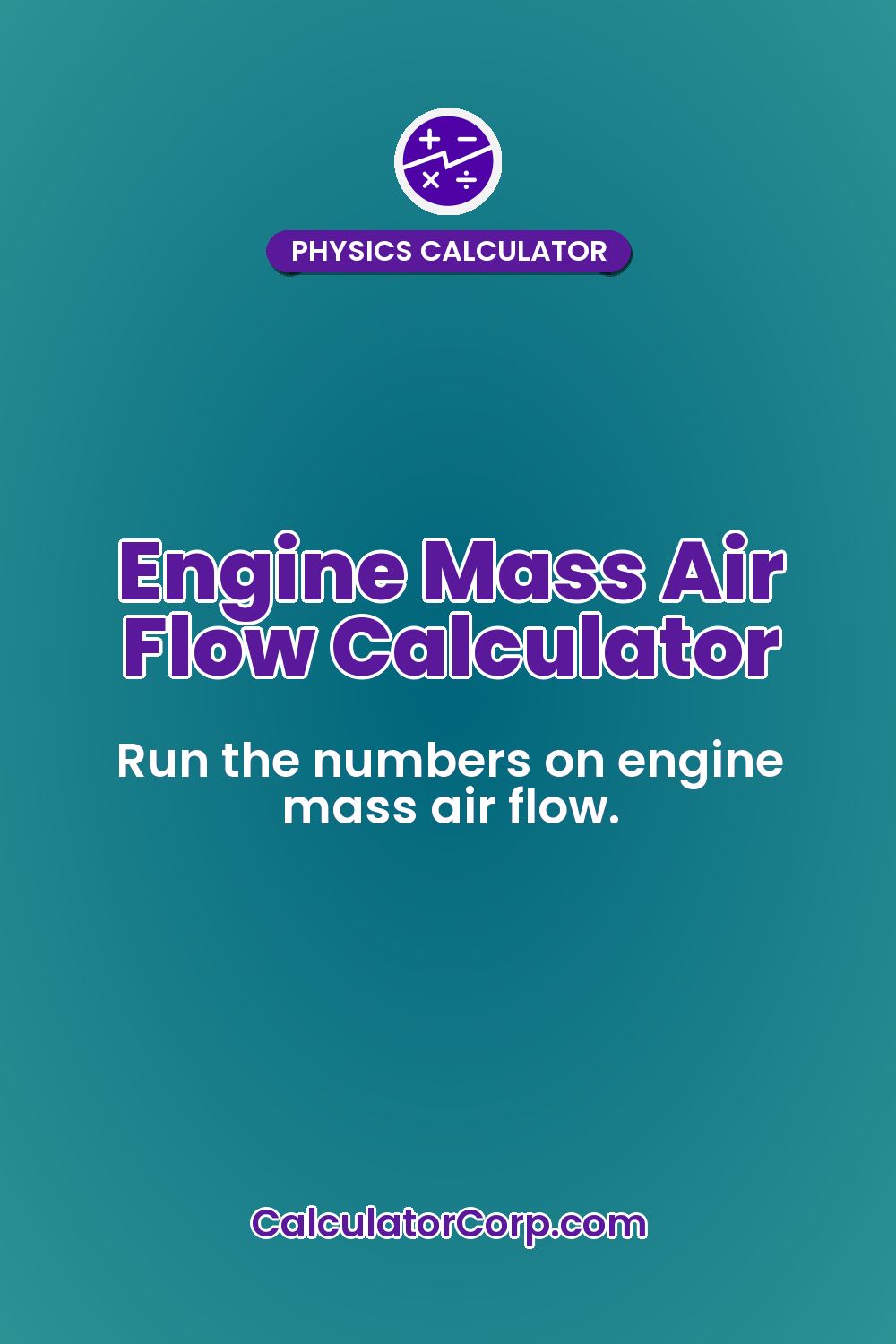 Engine Mass Air Flow Calculator