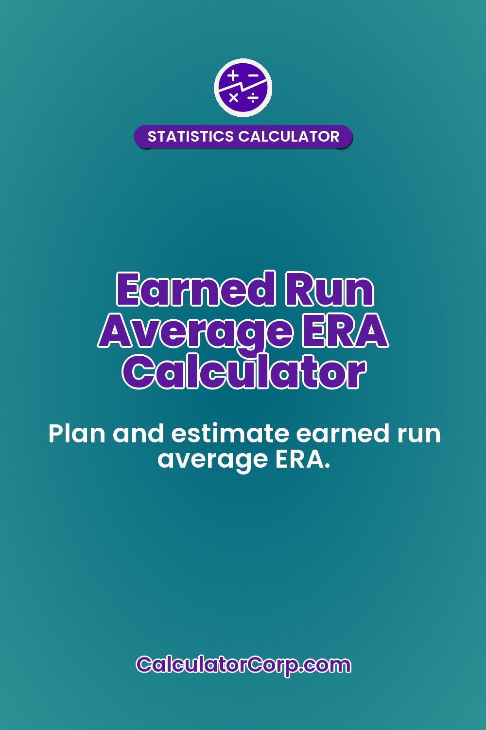 Earned Run Average ERA Calculator