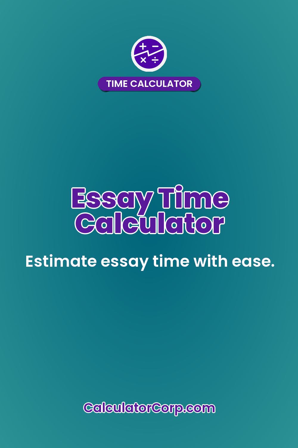 Essay Time Calculator