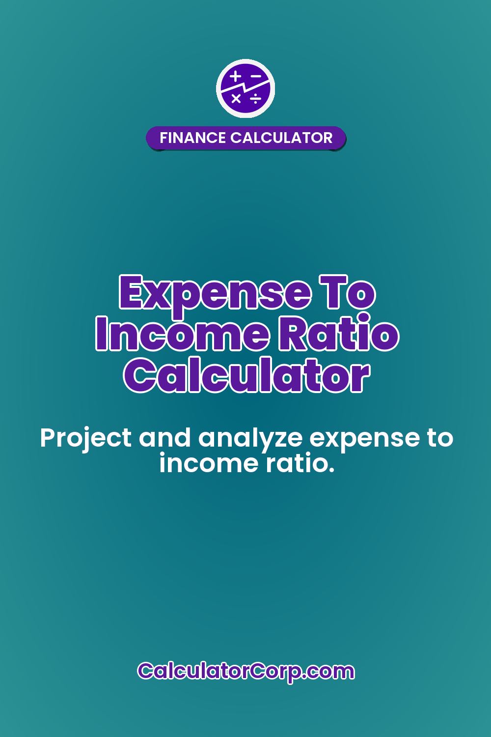 Expense To Income Ratio Calculator