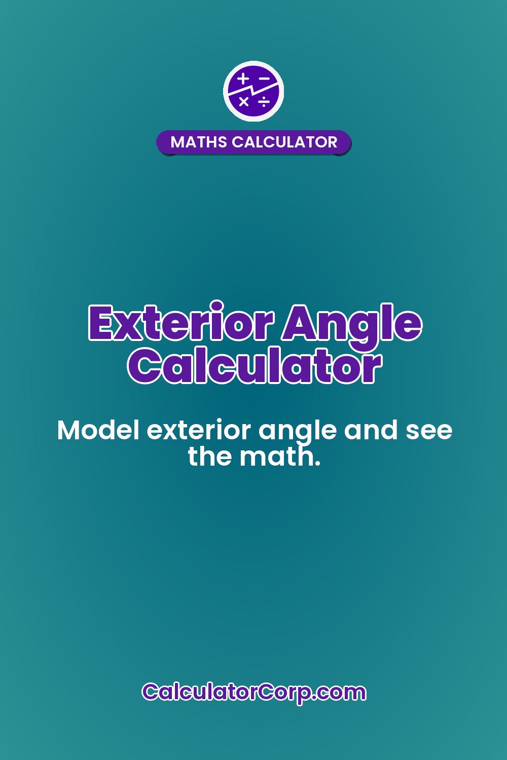 Exterior Angle Calculator
