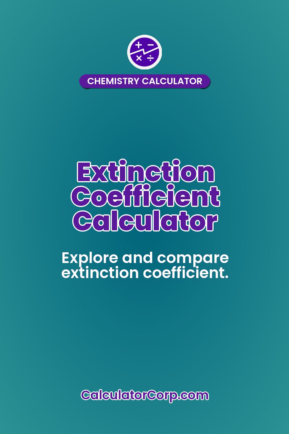 Extinction Coefficient Calculator