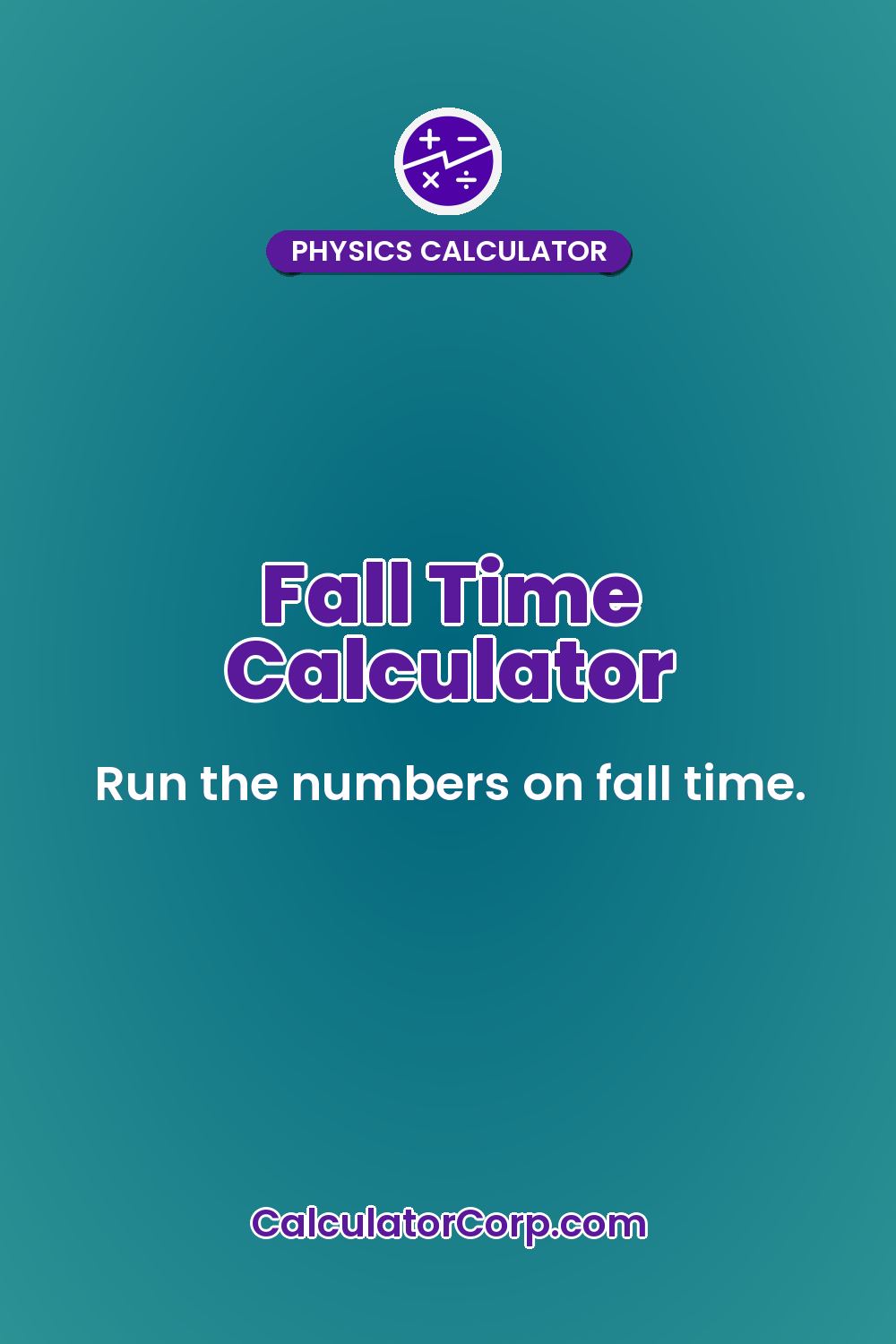 Fall Time Calculator