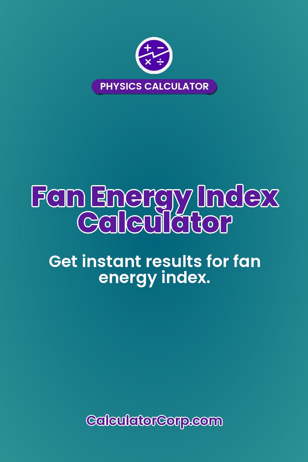 Fan Energy Index Calculator