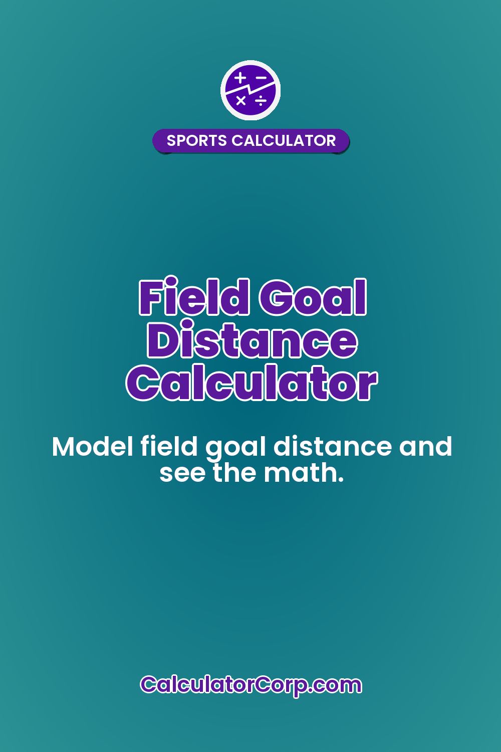 Field Goal Distance Calculator