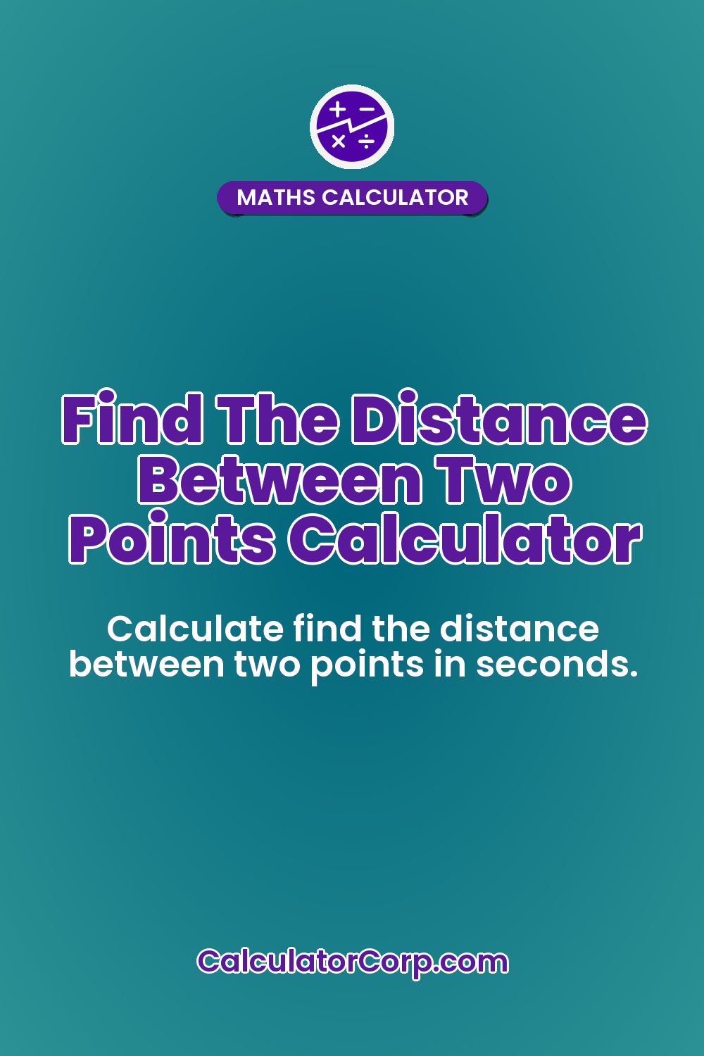 Find The Distance Between Two Points Calculator