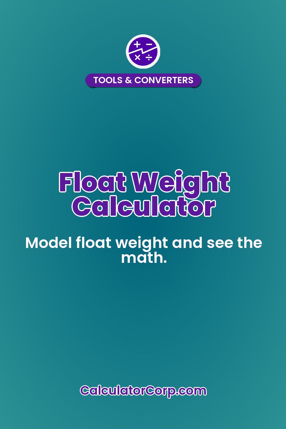 Float Weight Calculator