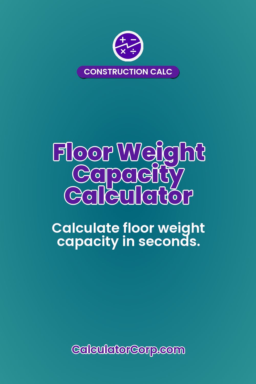 Floor Weight Capacity Calculator