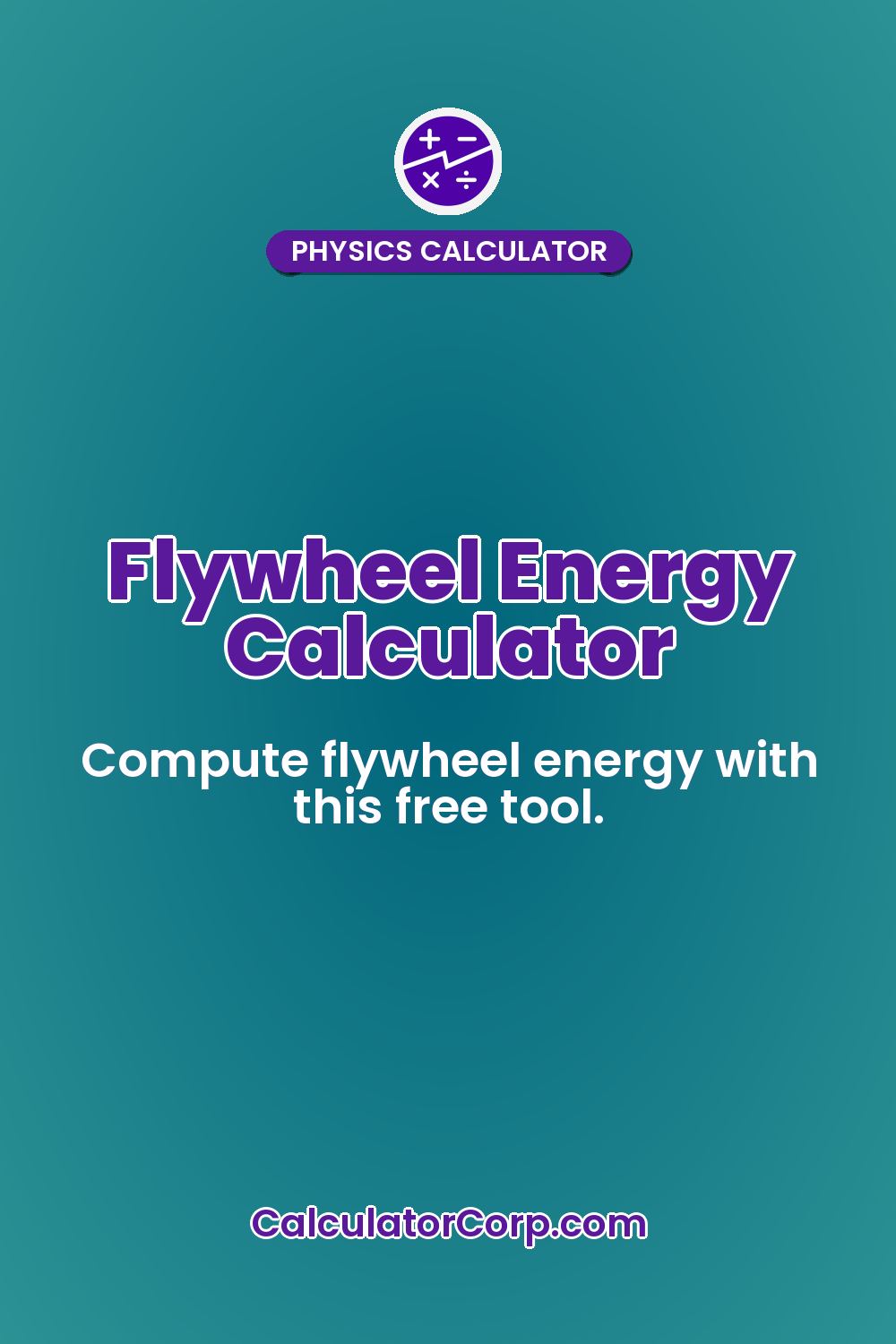 Flywheel Energy Calculator