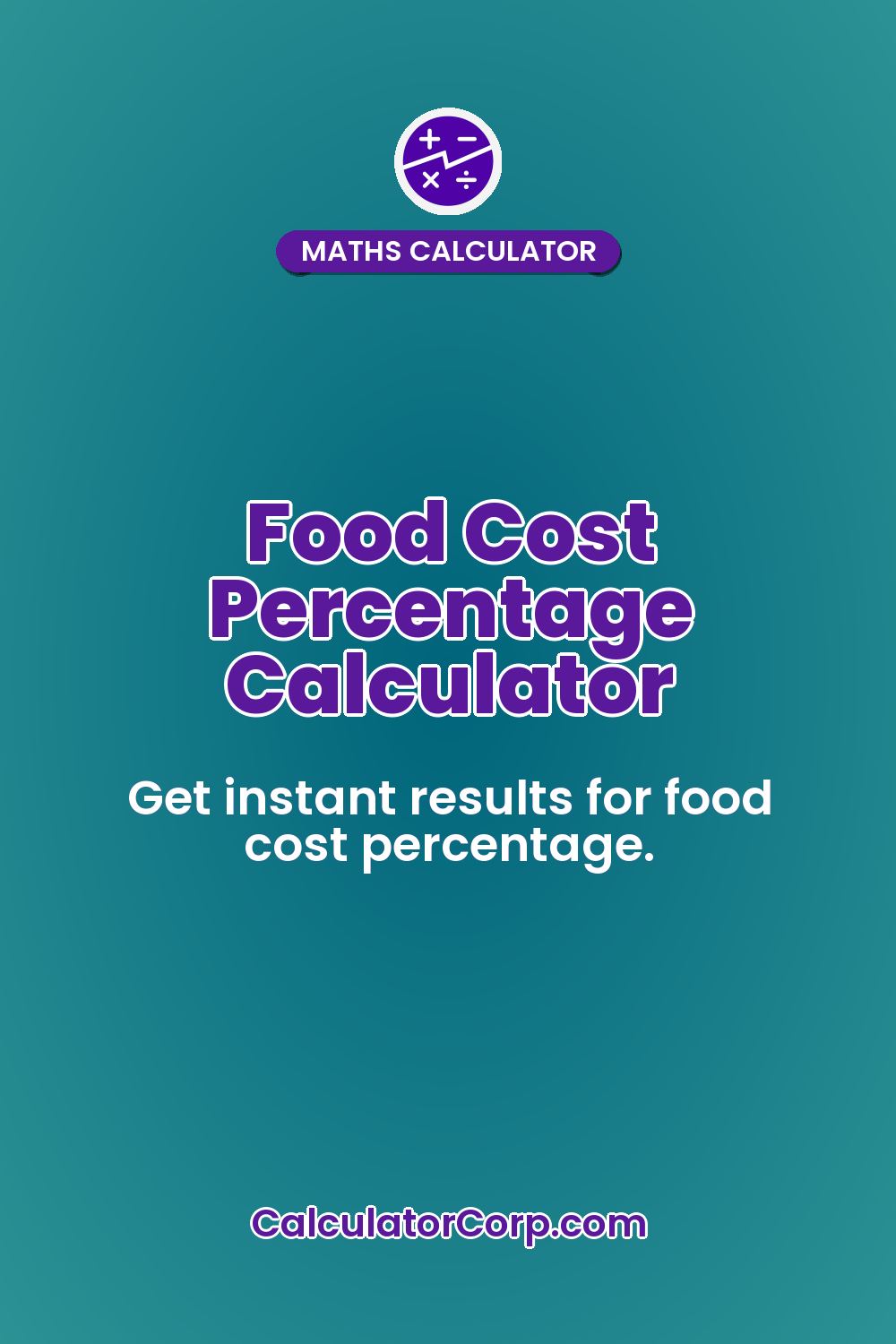 Food Cost Percentage Calculator